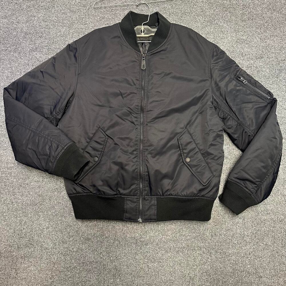 Uniqlo Men’s MA-1 Blouson Bomber Jacket Short boxy Zip Up Aviator Jacket M